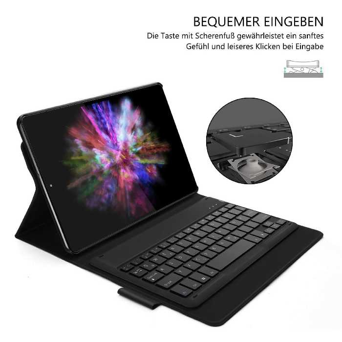 ست کیبورد و کیف (Full RGB) (10.1 اینچی) قابل شارژ