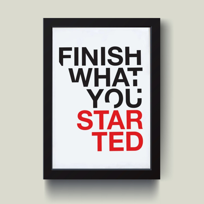 تابلو مدل انگیزشی finish کد G11-21