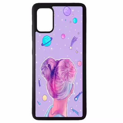 کاور طرح دختر کد 110646 مناسب برای گوشی موبایل سامسونگ galaxy a31