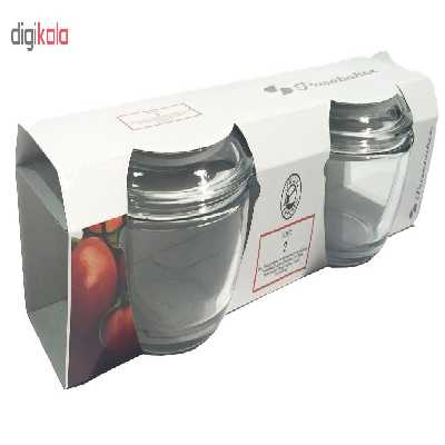 ظرف نگهدارنده پاشاباغچه مدل بیسیک کد 97343 بسته 2 عددی