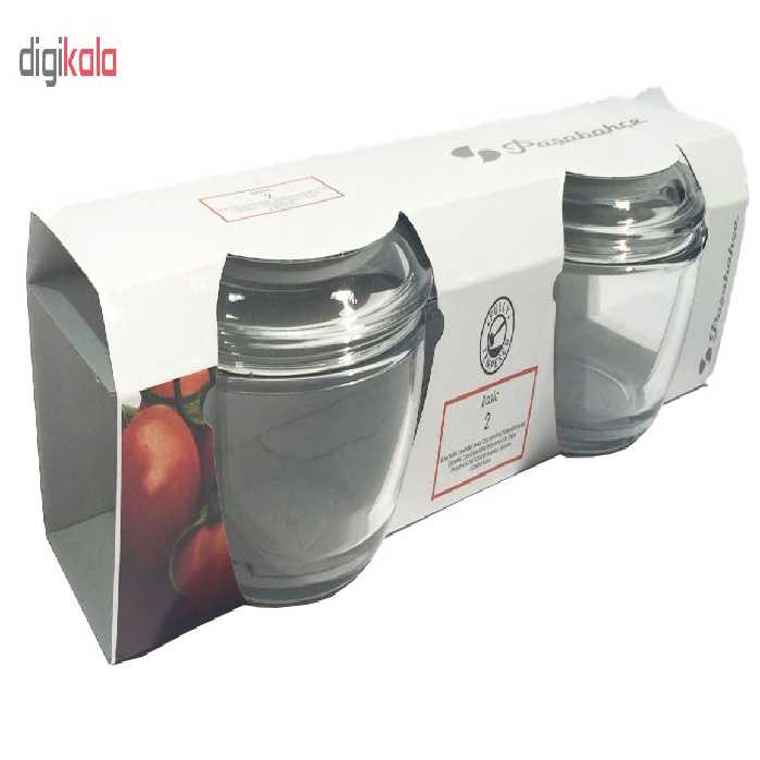 ظرف نگهدارنده پاشاباغچه مدل بیسیک کد 97343 بسته 2 عددی