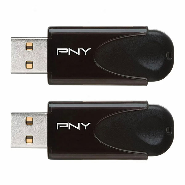 فلش مموری پی ان وای مدل ATTACHE4 ظرفیت 64 گیگابایت بسته 2 عددی