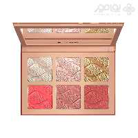 پالت رژگونه و هایلایتر کرکتر مدل GLOW &amp; BLUSH رنگ SWEET PEACH