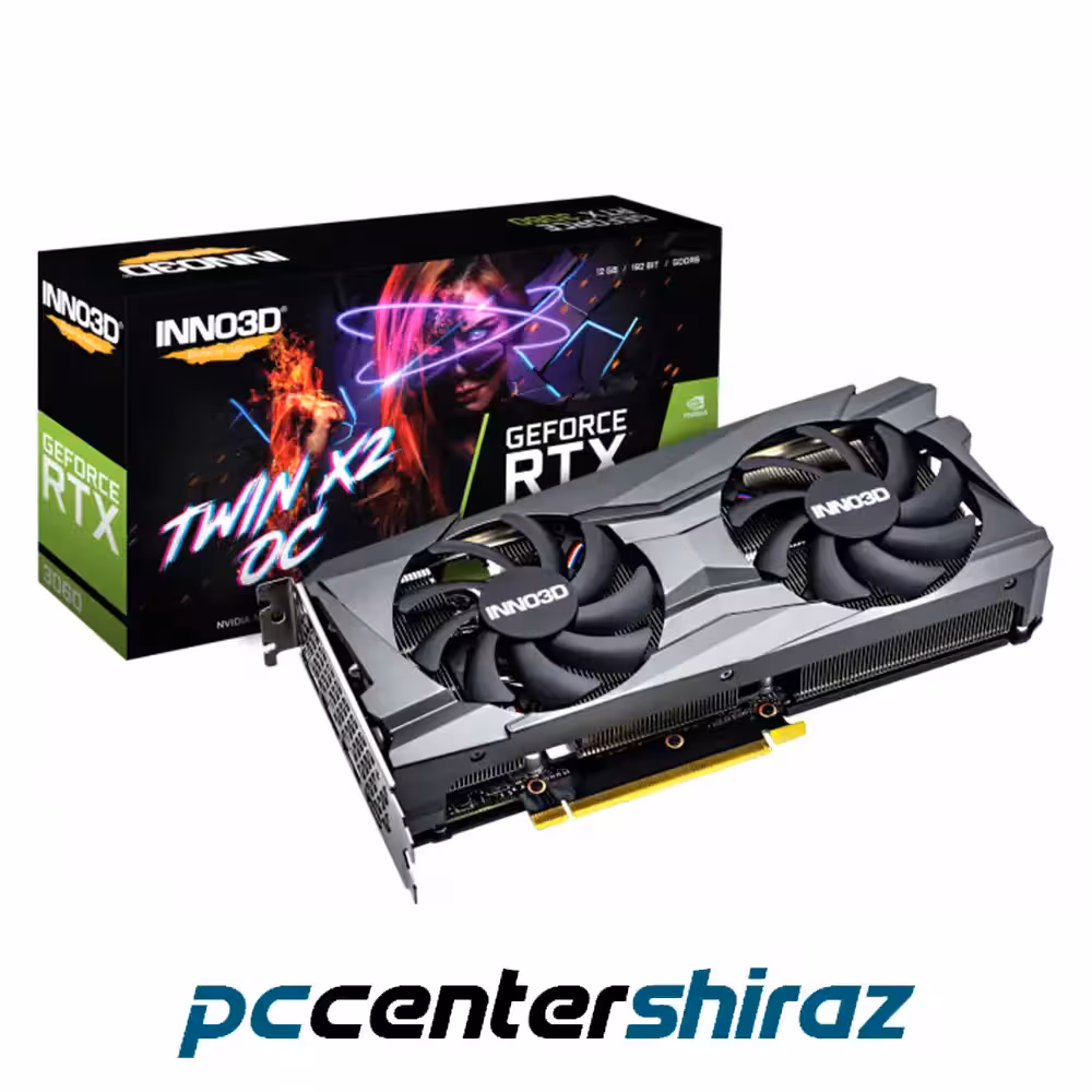 کارت گرافیک اینوتیریدی مدل INNO3D GEFORCE RTX 3060 12GB TWIN X2 OC