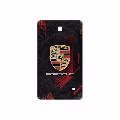 برچسب پوششی ماهوت مدل Porsche-Logo مناسب برای تبلت سامسونگ Galaxy Tab 4 7.0 2014 T231