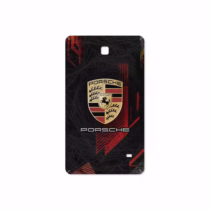 برچسب پوششی ماهوت مدل Porsche-Logo مناسب برای تبلت سامسونگ Galaxy Tab 4 7.0 2014 T231