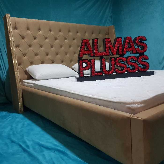  تخت خواب دونفره مدل فلورا سایز 160×200 سانتی متر