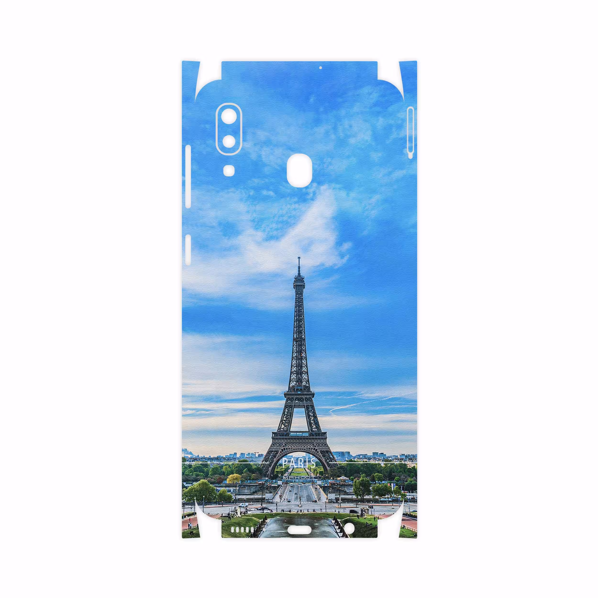 برچسب پوششی ماهوت مدل Paris City-FullSkin مناسب برای گوشی موبایل سامسونگ Galaxy A20
