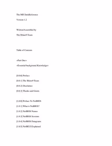 خرید و دانلود نسخه کامل کتاب 731986-Hacker's Desk Reference - The MH DeskReference