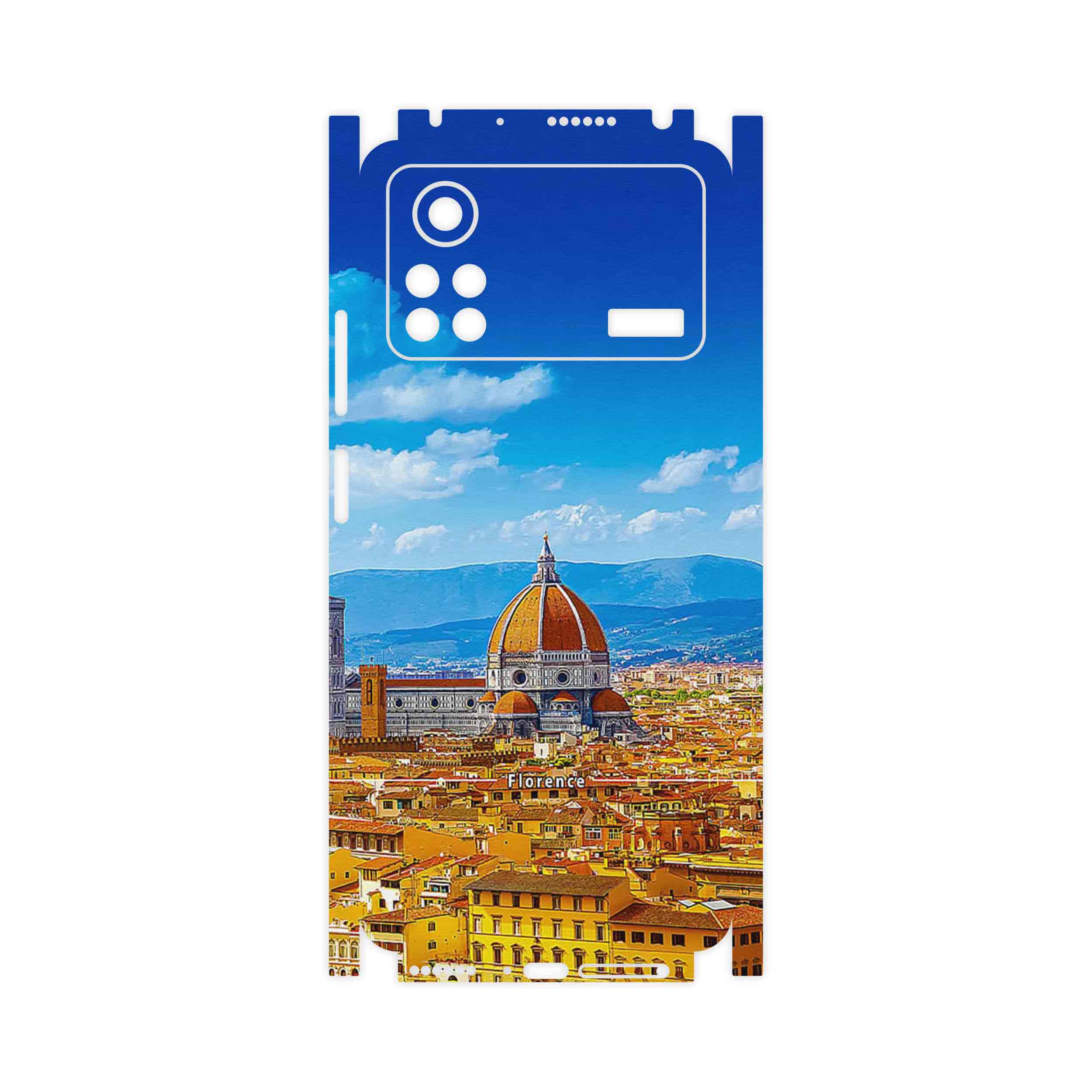 برچسب پوششی ماهوت مدل City of Florence-FullSkin مناسب برای گوشی موبایل شیائومی Poco X4 Pro 5G