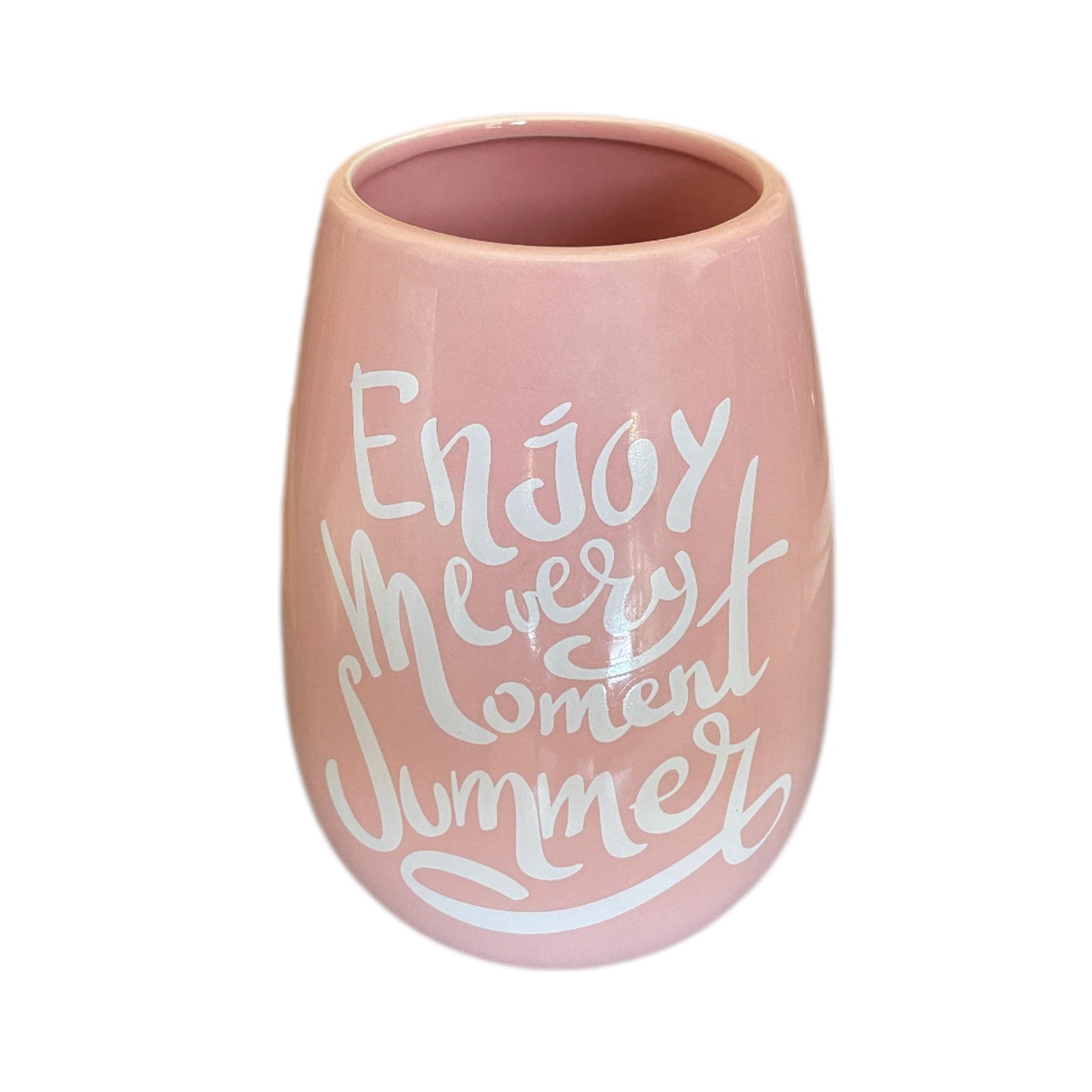 گلدان دکوری مدل enjoy every moment