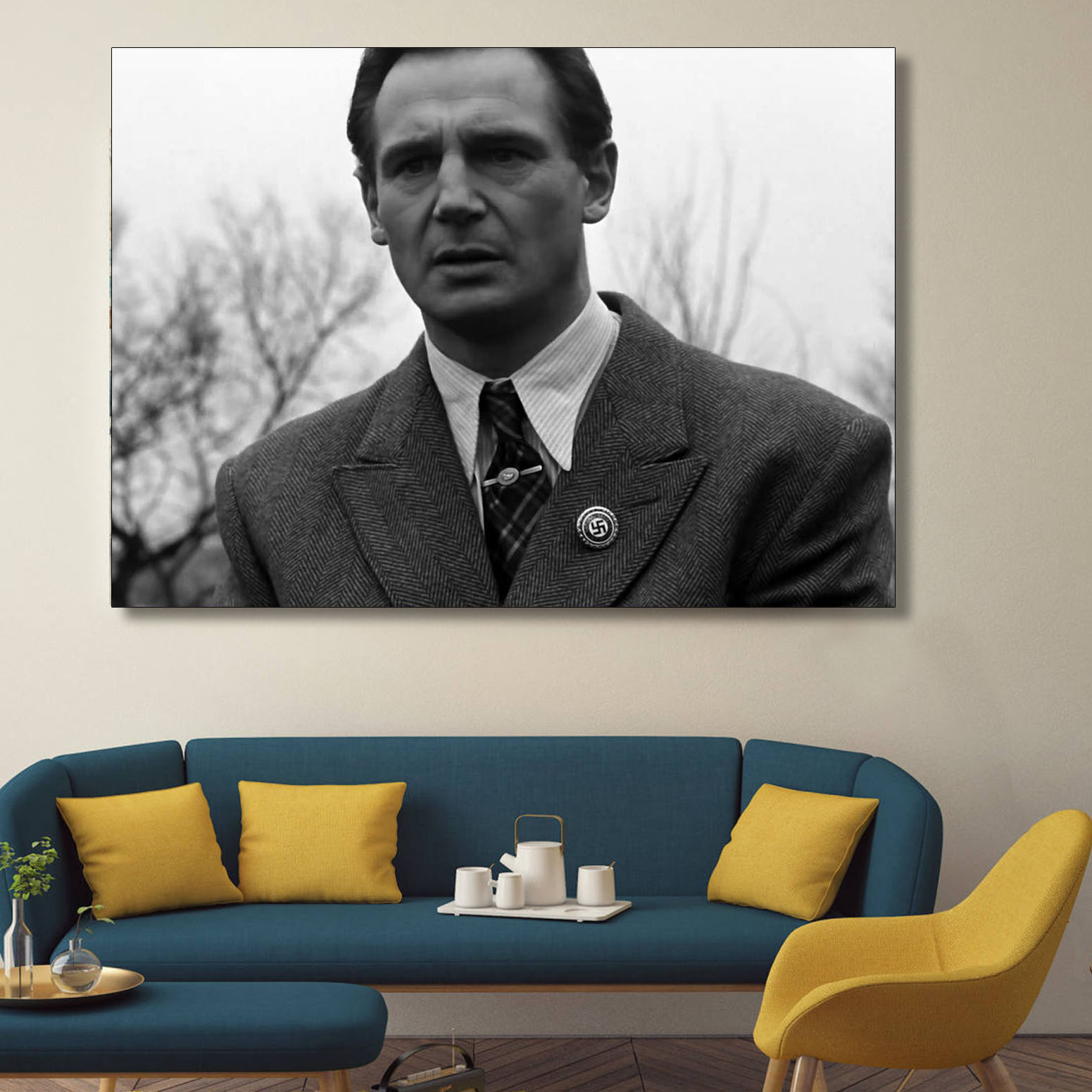 تابلو شاسی گالری استاربوی طرح لیام نیسون مدل بازیگران 059