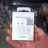 کلگی شارژر SAMSUNG مدل 25 وات 3 پین ویژگی شرکتی (سرجعبه) مخصوص مدلهای a52/a53/و ...