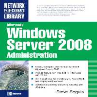 خرید و دانلود نسخه کامل کتاب Microsoft Windows Server 2008 Administration (Network Professionals Library)