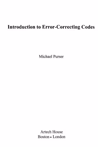 خرید و دانلود نسخه کامل کتاب Introduction to error-correcting codes