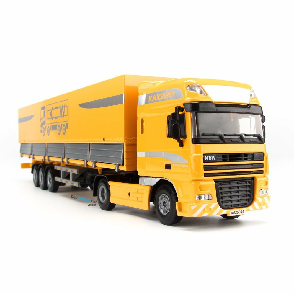 ماکت فلزی تریلی کانتینر بر ارسال رایگان اورجینال KDW 625044