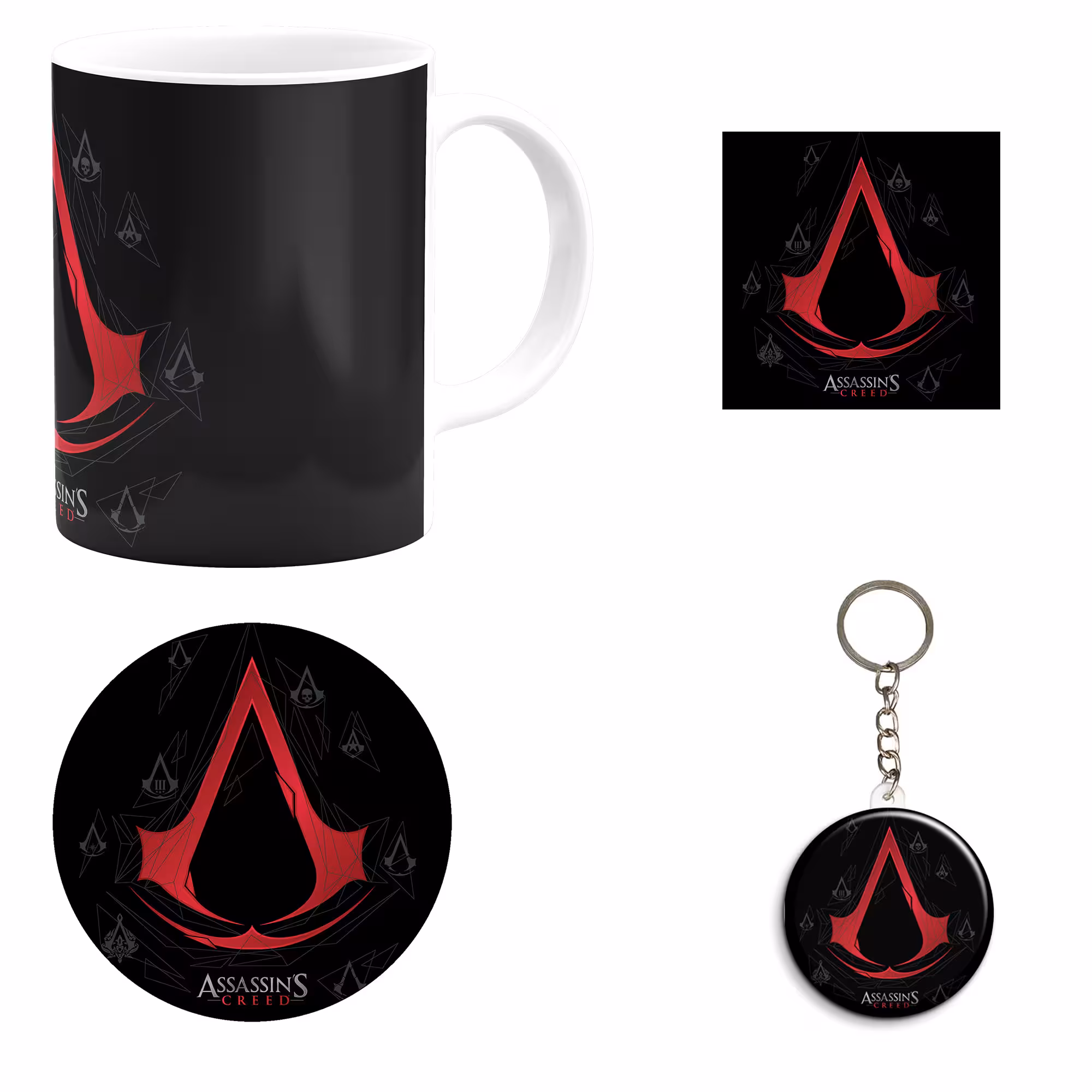 ست هدیه ماگ مدل اساسین کرید طرح assassin`s creed کد M12