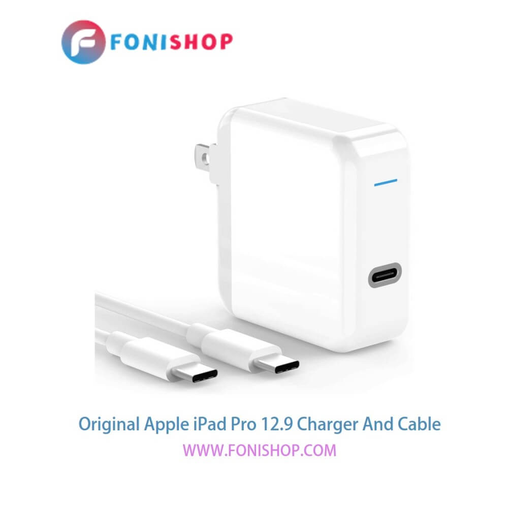 کابل و شارژر اصلی آیپد Apple iPad Pro 12.9 2020