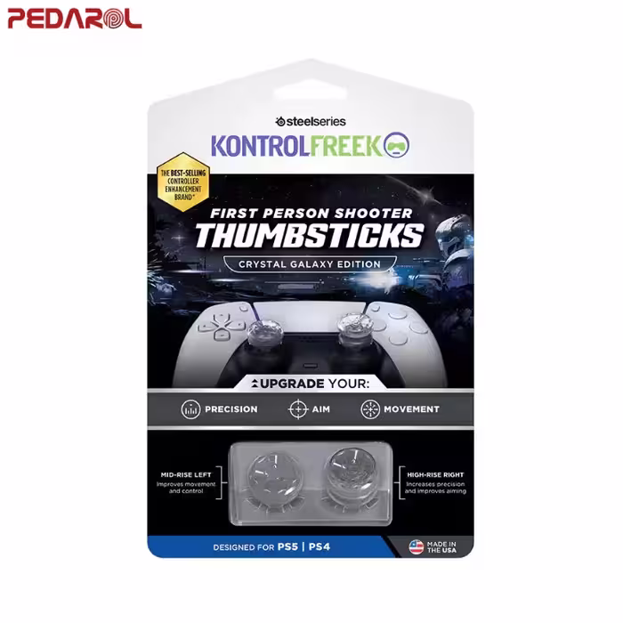 روکش آنالوگ دسته PS4 و PS5 کنترل فریک مدل Kontrolfreek Crystal Galaxy