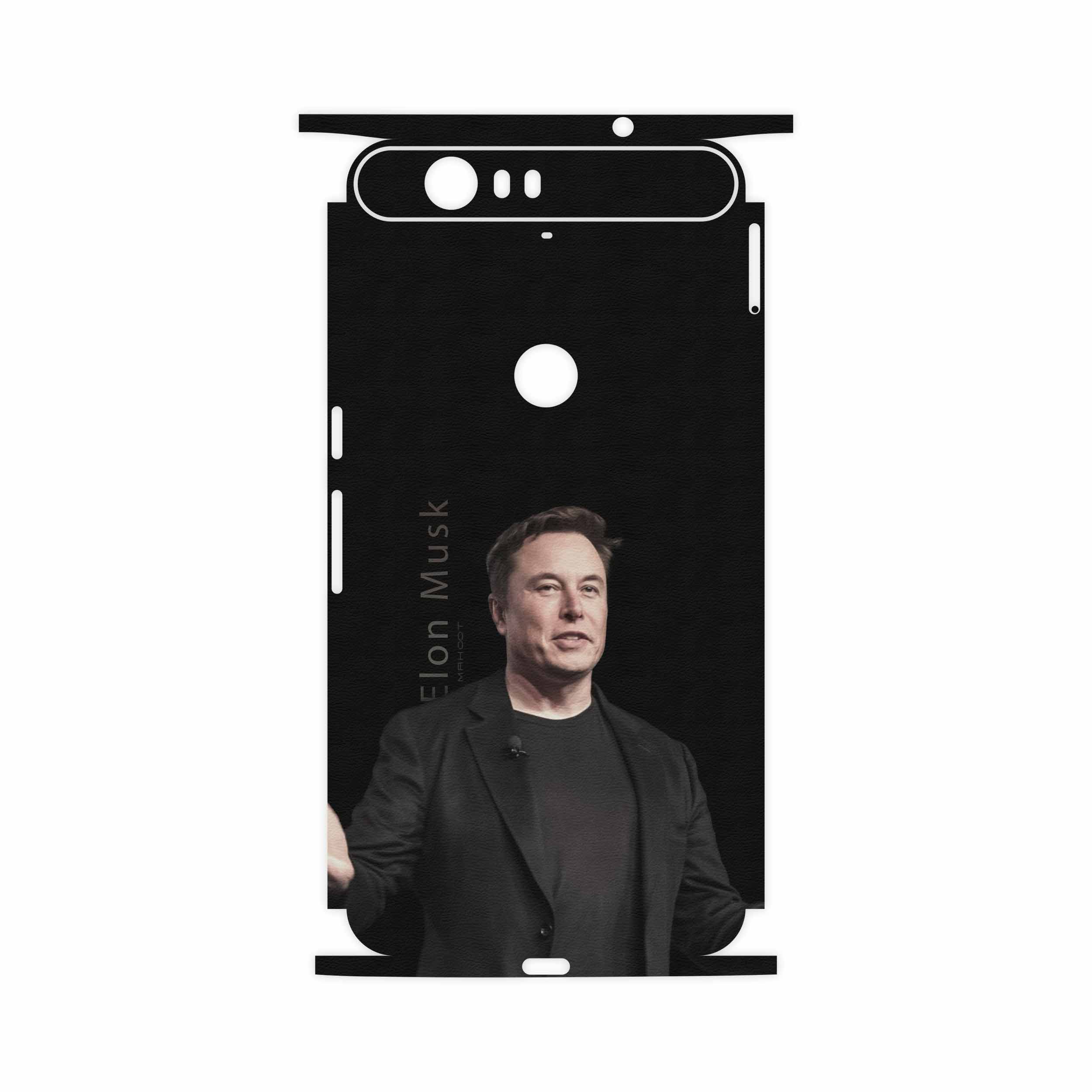 برچسب پوششی ماهوت مدل Elon Musk-FullSkin مناسب برای گوشی موبایل گوگل Nexus 6P