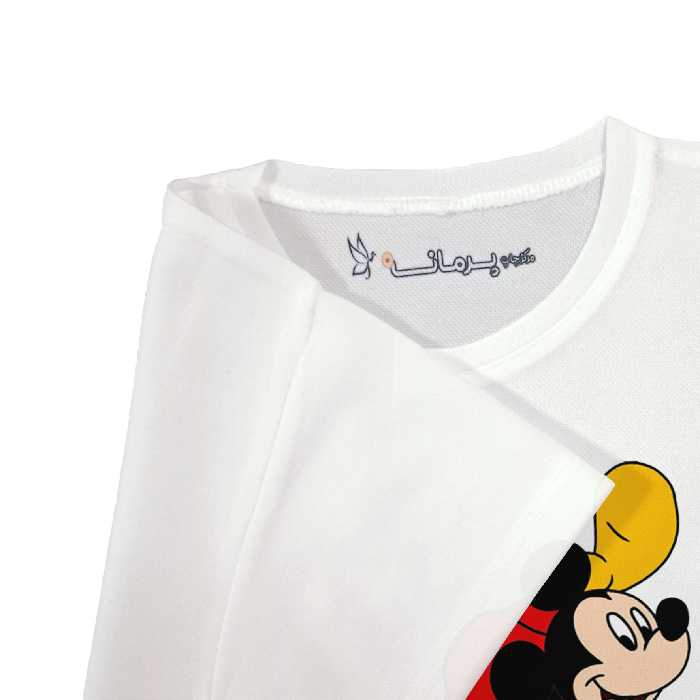 تی شرت بچگانه پرمانه طرح میکی موس کد pmt.7181