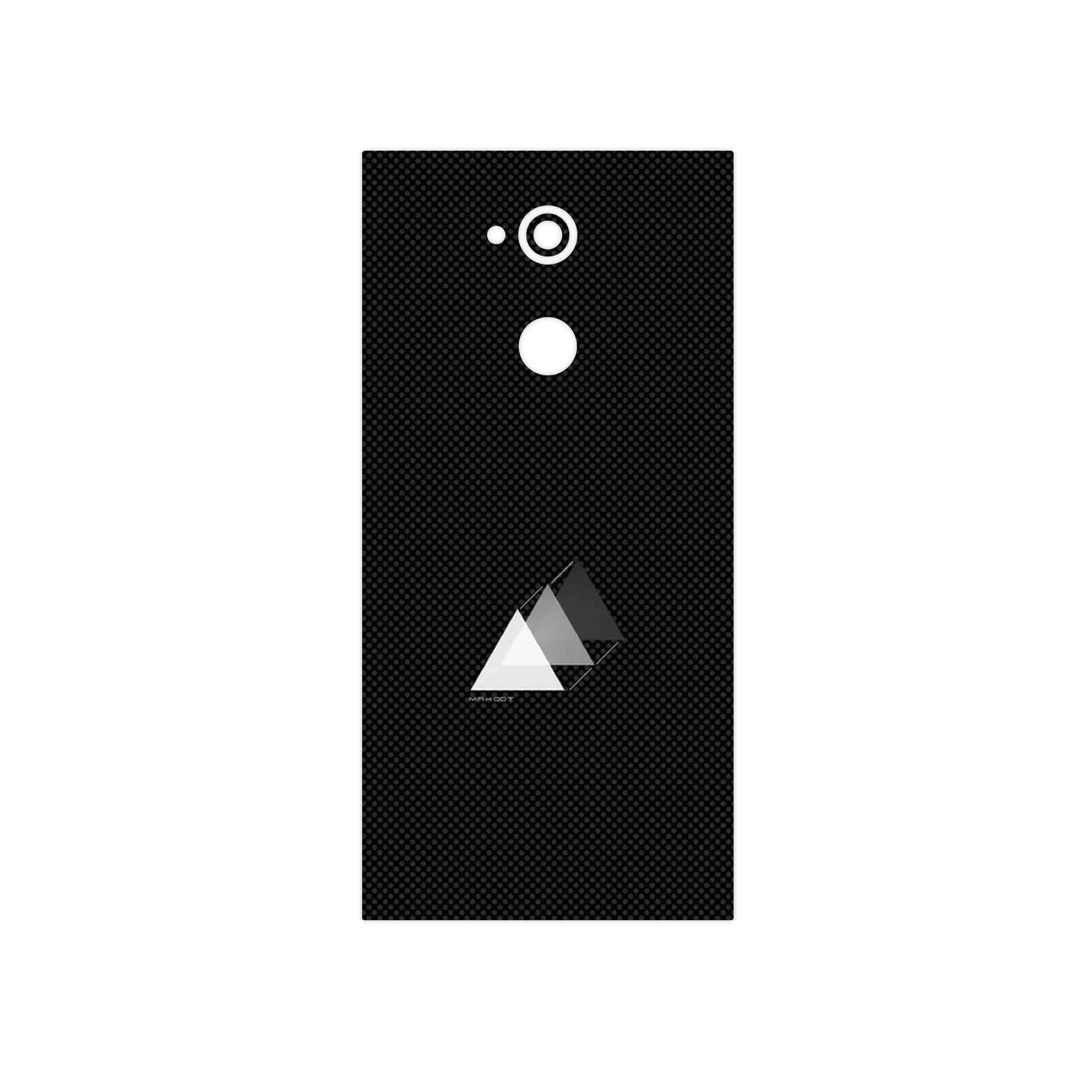 برچسب پوششی ماهوت مدل Minimal 3 Triangle Icon مناسب برای گوشی موبایل سونی Xperia XA2 Ultra