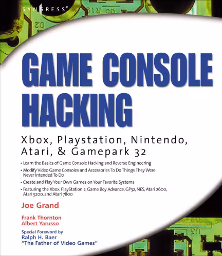 خرید و دانلود نسخه کامل کتاب Game console hacking: have fun while voiding you warranty