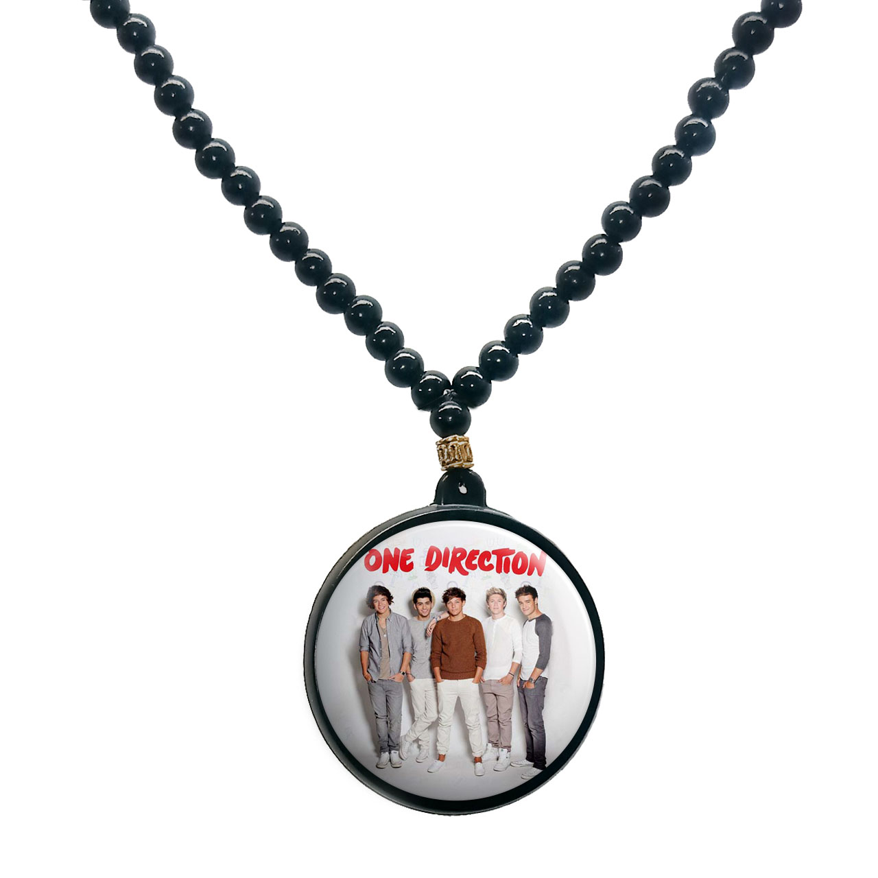 گردنبند پرمانه طرح One Direction کد pmd.13577 مدل دو طرفه