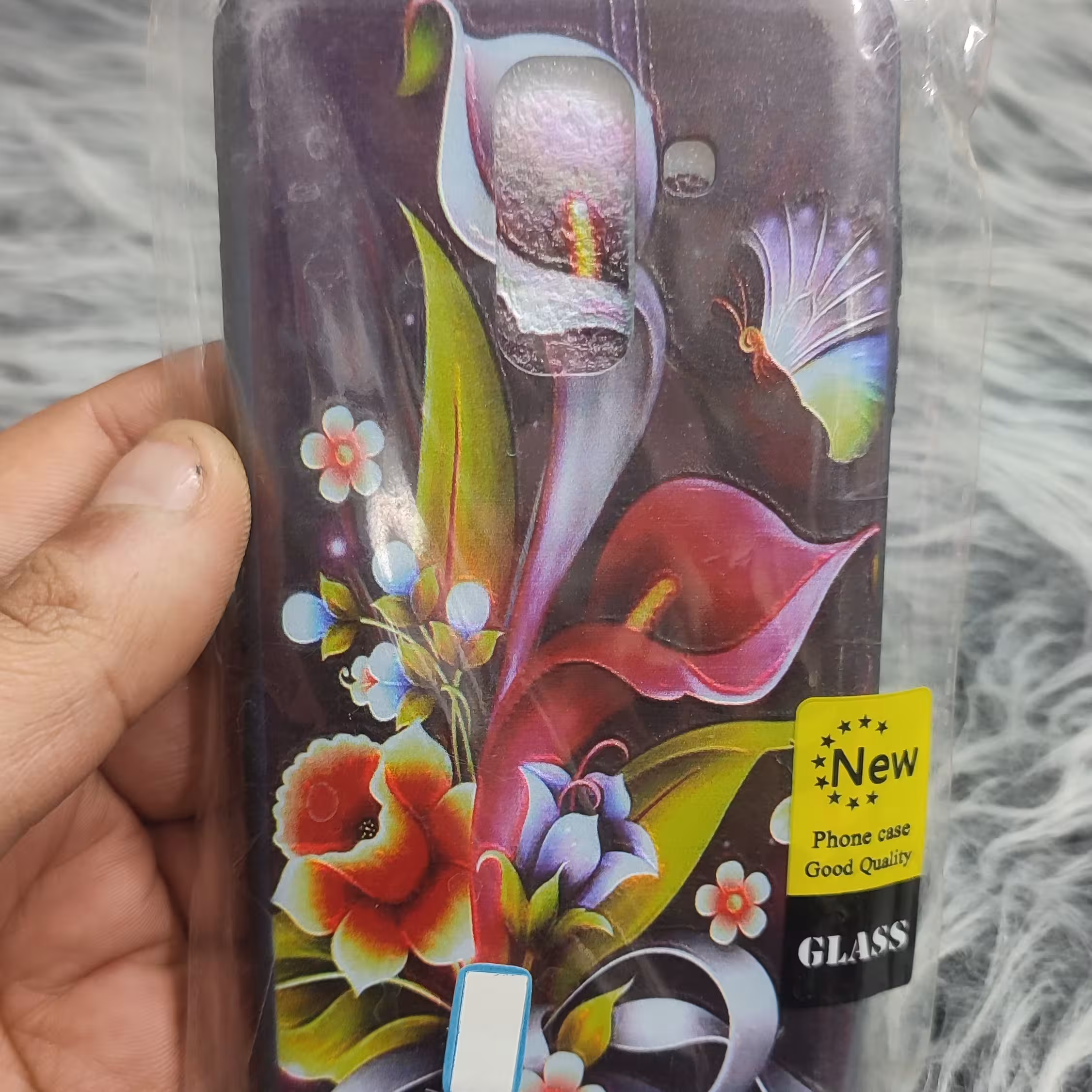 گارد طرحدار دسته گل SAMSUNG A6 PLUS J8