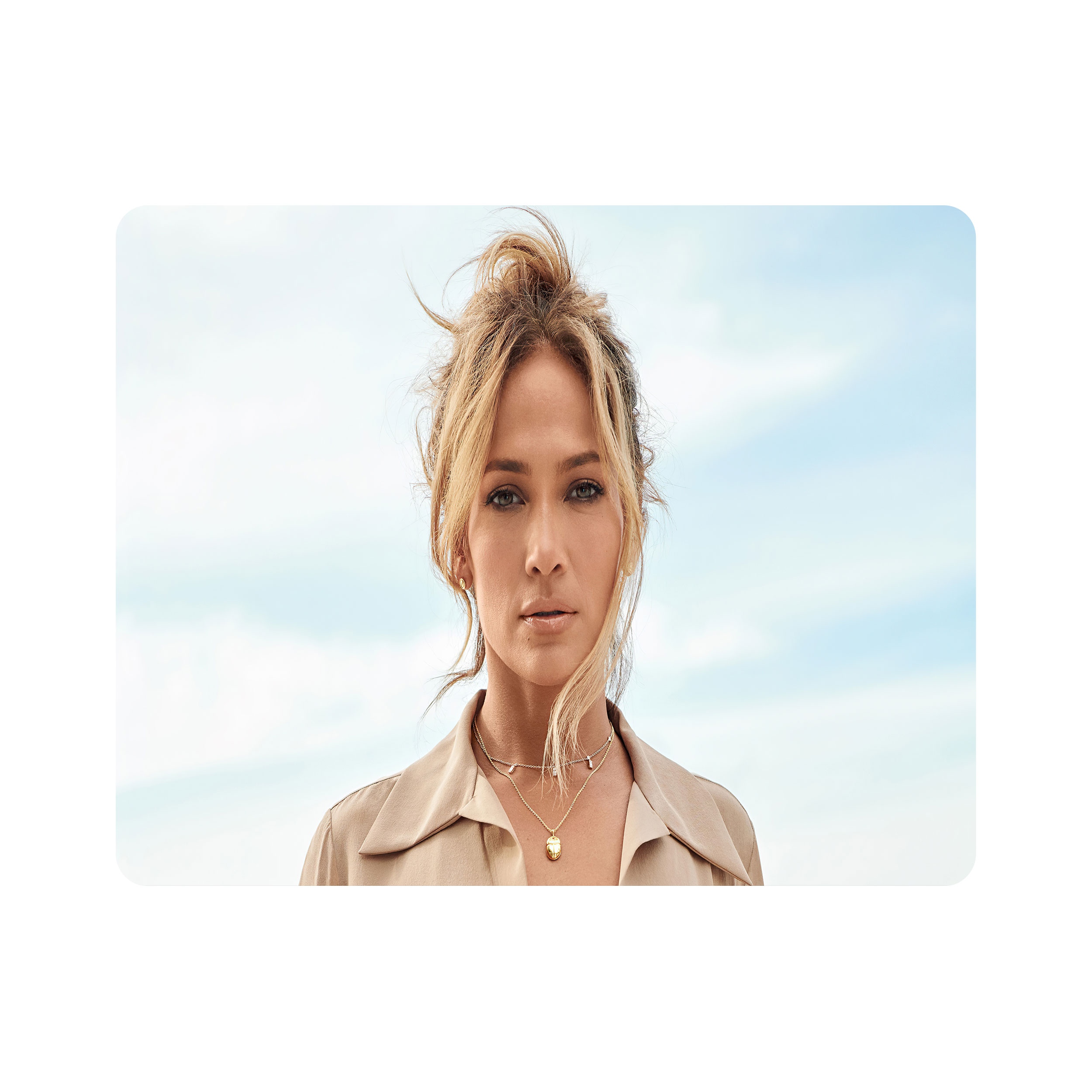 ماوس پد اطلس آبی طرح خواننده جنیفر لوپز  مدل T5801