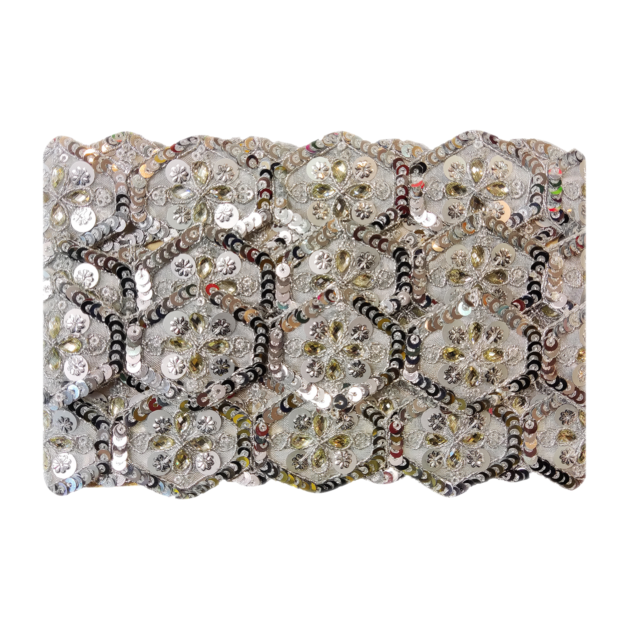 نوار یراق مدل شش ضلعی هندی A طول 1 متر