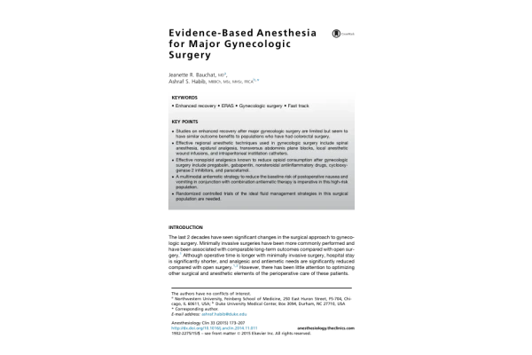 بیهوشی_در_جراحی_زنان (مقاله) 🔬 - کتابخانه مجازی واتیکان