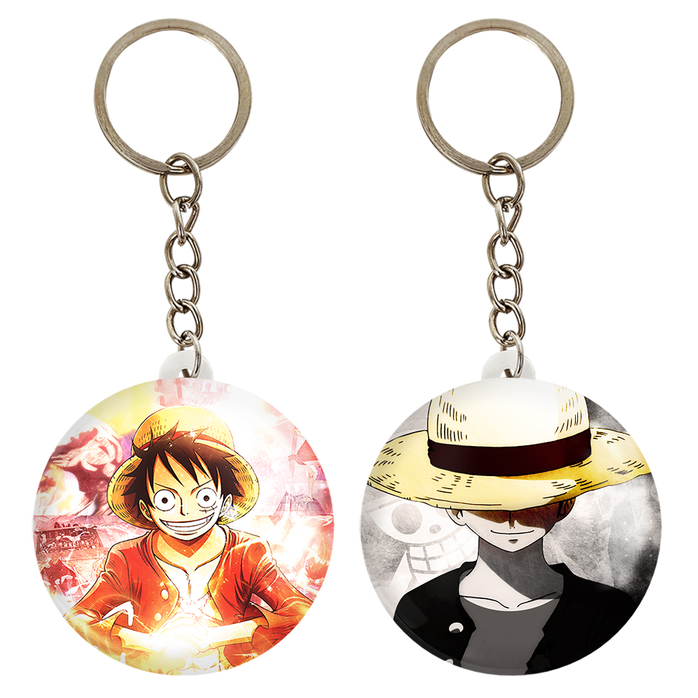 جاکلیدی خندالو مدل لوفی انیمه وان پیس کد 1728817291 مجموعه 2 عددی