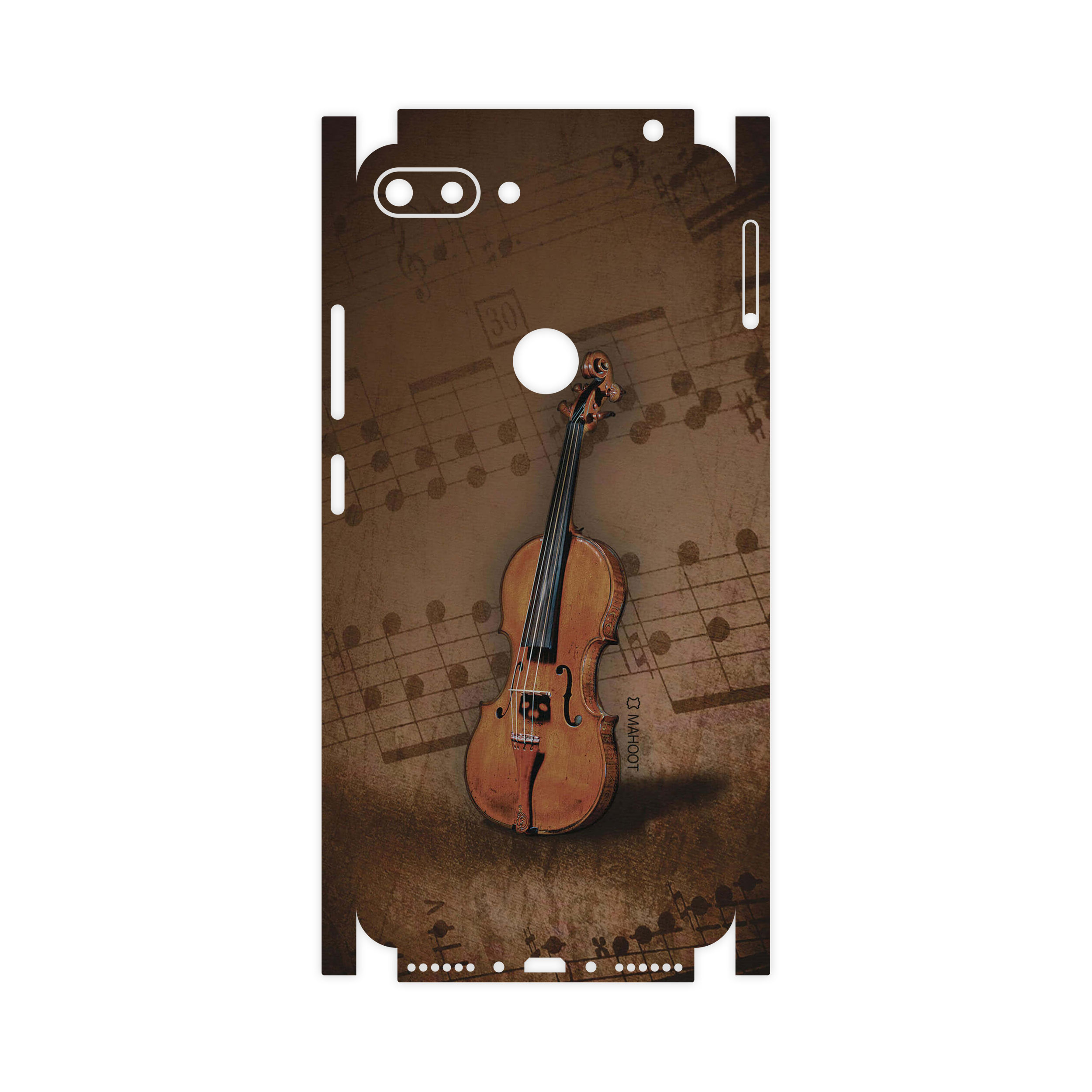 برچسب پوششی ماهوت مدل Violin-Instrument-FullSkin مناسب برای گوشی موبایل جی پلاس T10