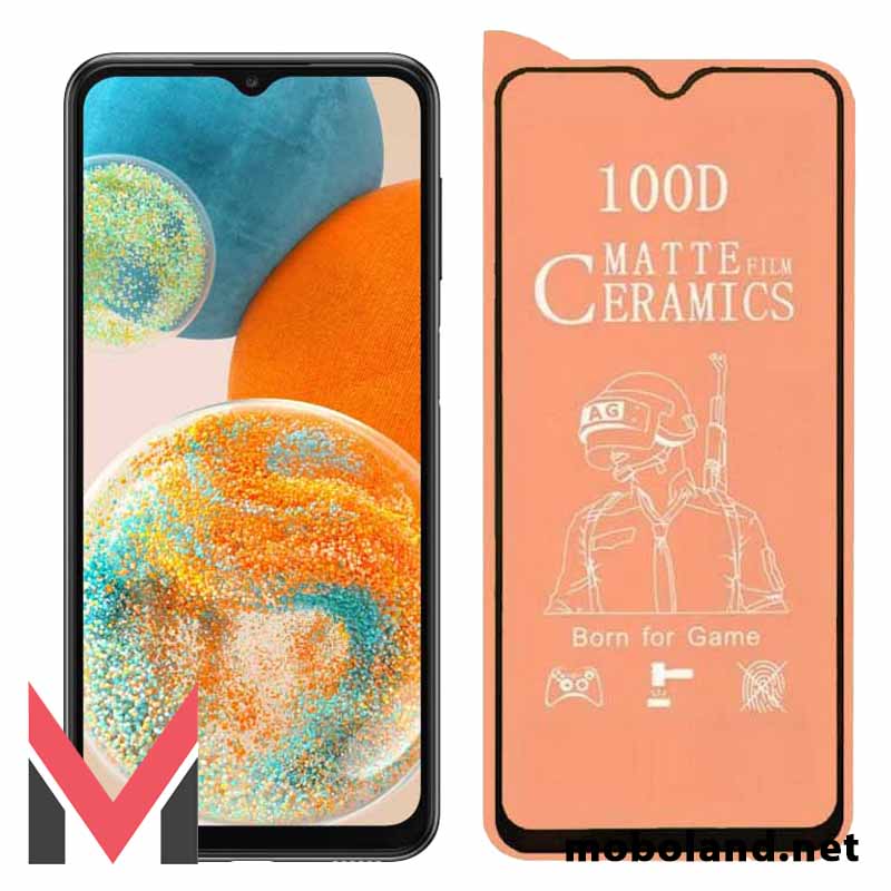 قیمت گلس تمام صفحه سرامیکی مات سامسونگ Galaxy A23 5G - موبولند