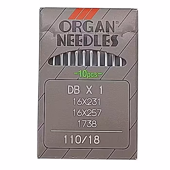 سوزن چرخ خیاطی ارگان مدل DBx1 110/18 کد 1018 بسته‌ 10عددی