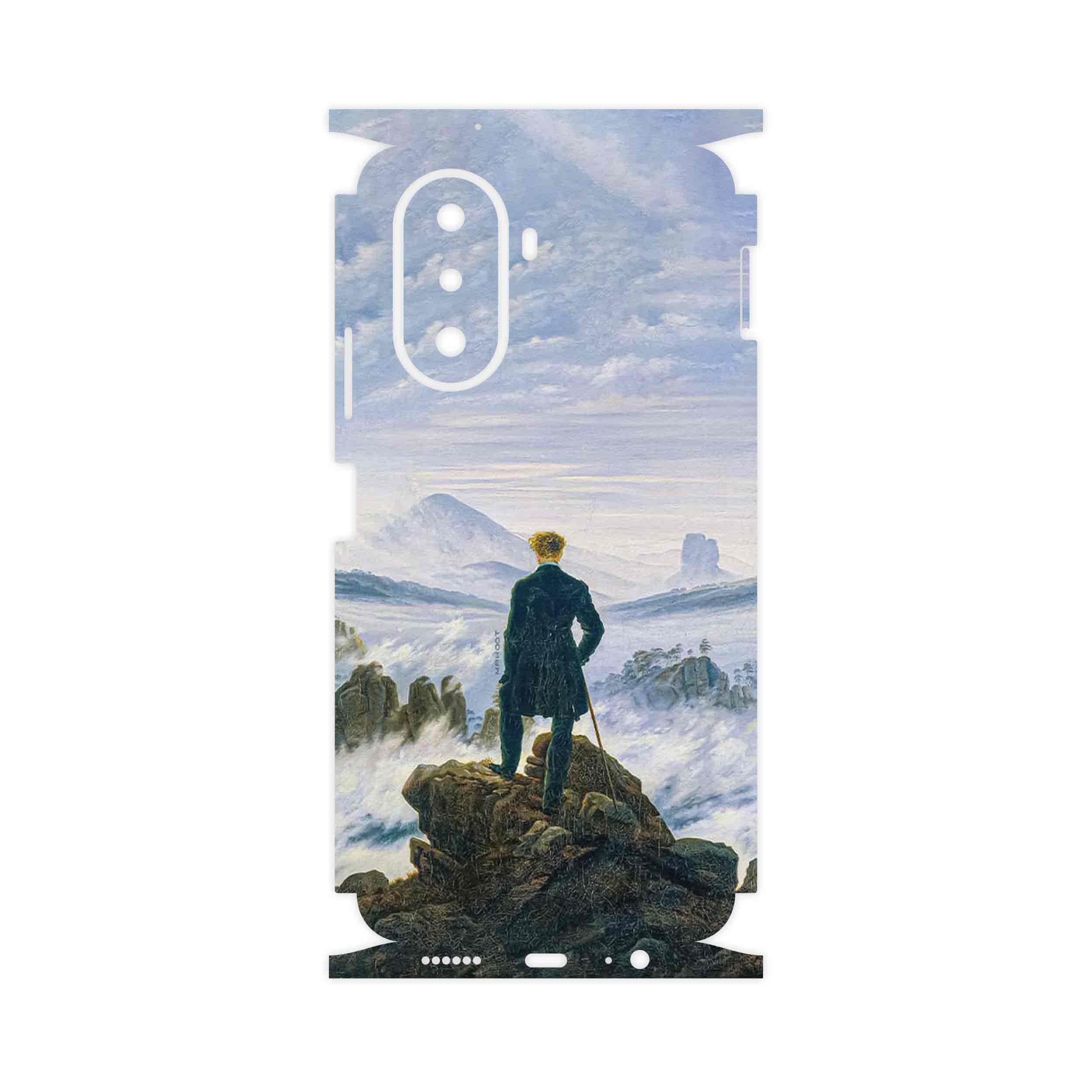 برچسب پوششی ماهوت مدل Wanderer above the Sea of Fog-FullSkin مناسب برای گوشی موبایل هوآوی Nova Y70 Plus