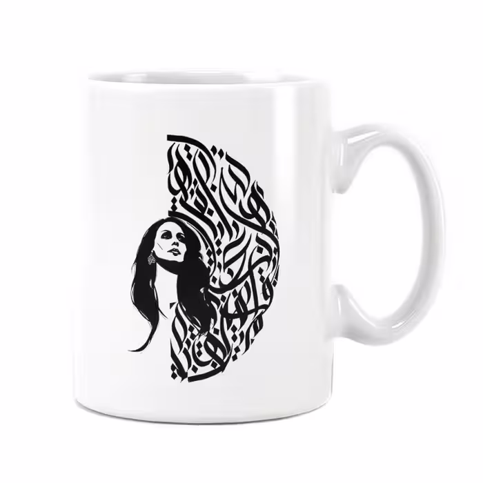 لیوان طرح دار سرامیکی راویتا طرح 2811