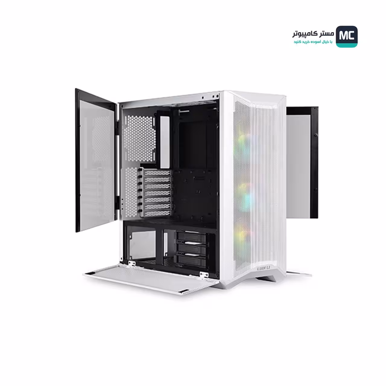 قیمت و خرید کیس لیان لی Lancool II Mesh RGB White | مستر کامپیوتر | آسوده خرید کنید