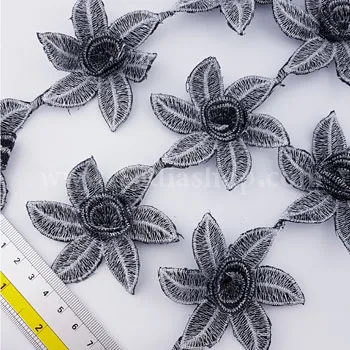 یراق گل برجسته 6 نقره ای 1319