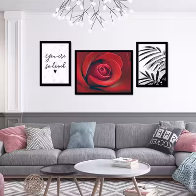 تابلو مدل رز مجموعه 3 عددی