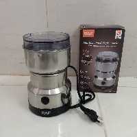 آسیاب همه کاره  و خردکن  راف RAF ساخت چین CHINAموتور 300وات 4 تیغه بدنه استیل خردکردن قهوه وادویه          