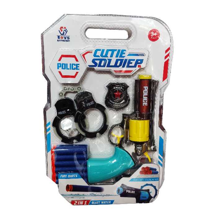 تفنگ بازی مدل دو کاره آب پاش تیر ابری