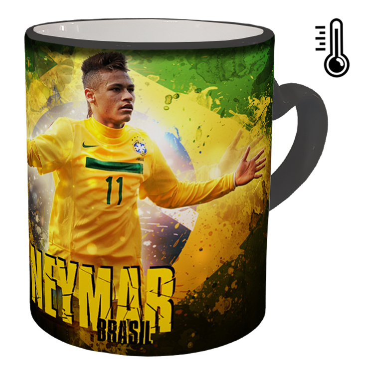 ماگ حرارتی مدل دسته قلبی طرح نیمار کد 79