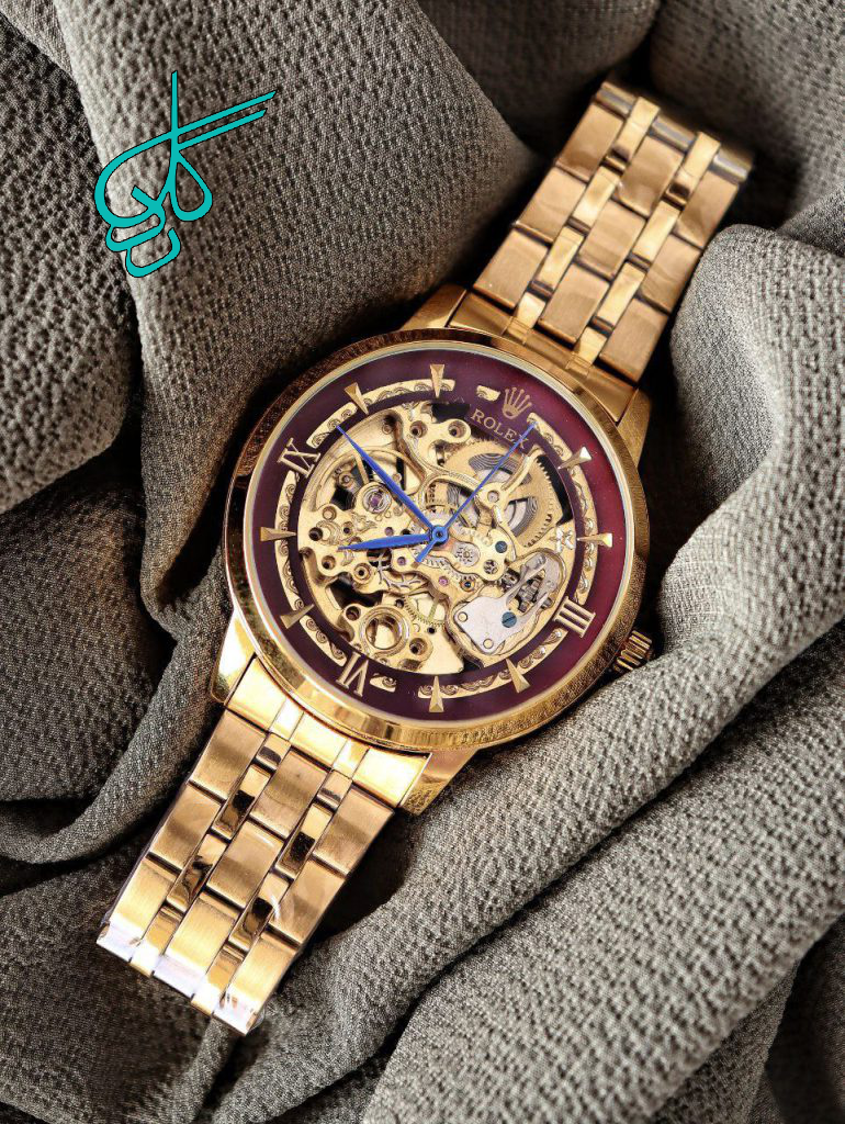 خرید ساعت مردانه رولکس اتومات ضدآب رنگ ثابت کیفیت عالی کد 1917624 - ردگل