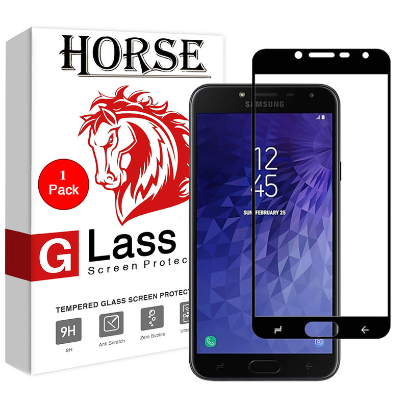 محافظ صفحه نمایش 5D هورس مدل FAG مناسب برای گوشی موبایل سامسونگ Galaxy J4 2018 | کالا برتری