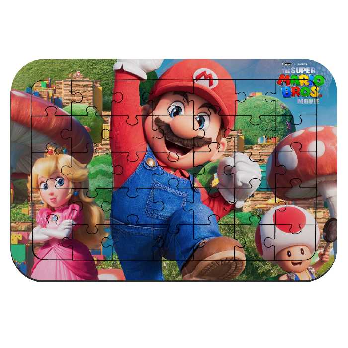 پازل 35 تکه طرح انیمیشن برادران سوپر ماریو کد NI2360