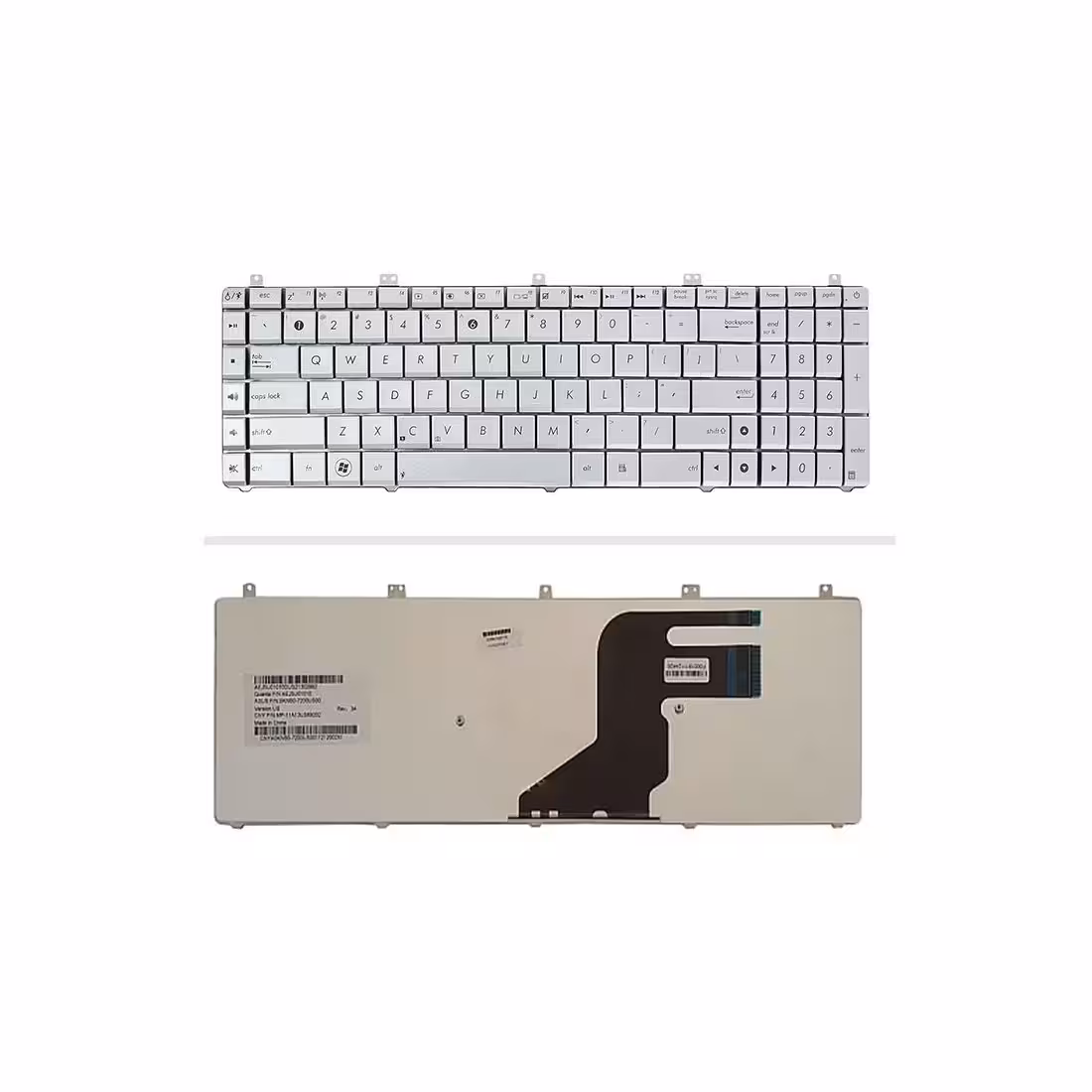 کیبورد لپ‌تاپ ایسوس N55 (اینتر کوچک) ®