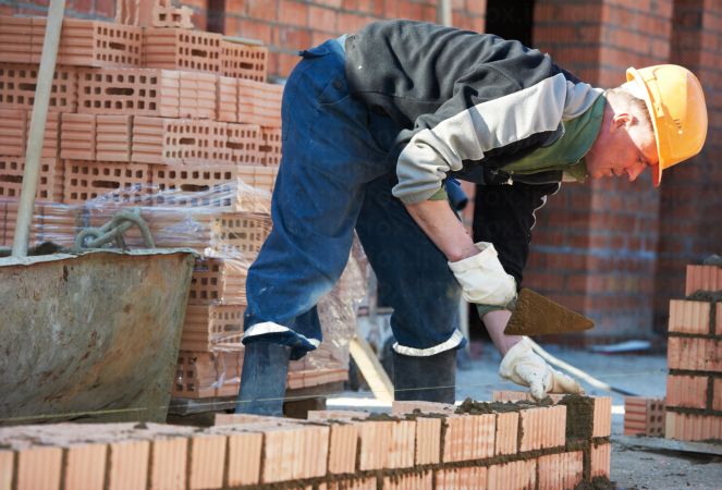 خرید و دانلود عکس Construction mason worker bricklayer کد 13836 | پیک فاکس | Pic Fox