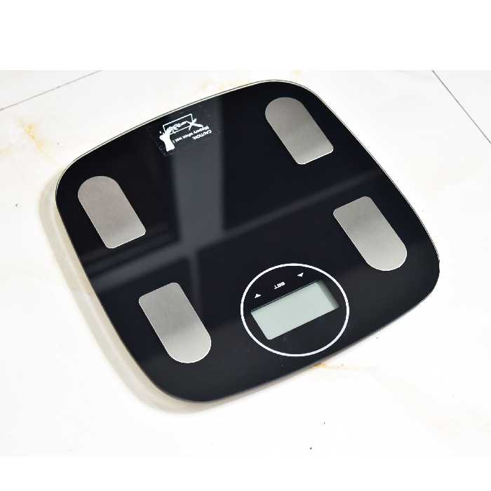 ترازوی دیجیتالی وزن مدل شیشه ایی مشکی یونیک کد 6511